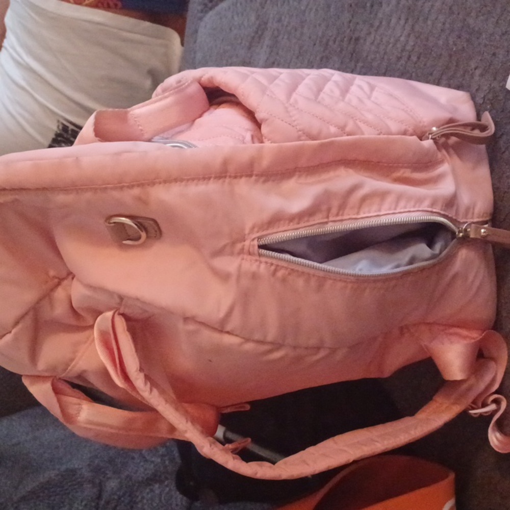 Pink Quilted Backpack - Picture 5 of 5
